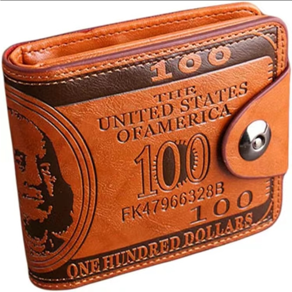 💕5/$15 Men’s Leather Bifold Wallet, NEW in brown